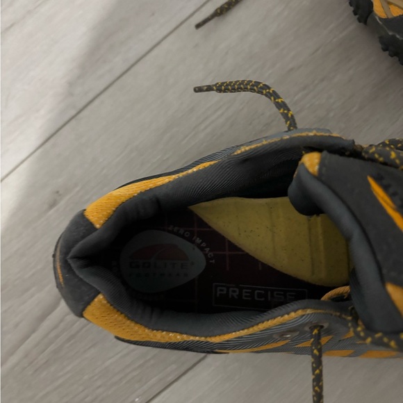 Men's Yellow and Gray Athletic Shoes - Picture 5 of 8